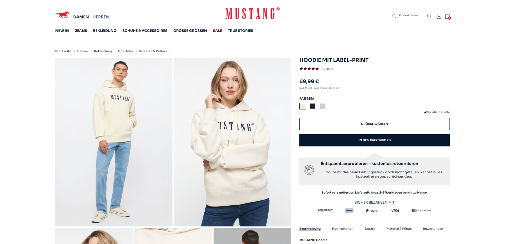 Mustang | Online - Shop | Jetzt hier Lieblingsartikel ✓ finden und  einkaufen im Shop