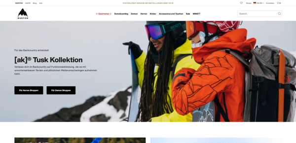 Burton Snowboards ist Hersteller von Snowboards und wurde 1977 von Jake Burton Carpenter gegründet. Das Unternehmen spezialisiert sich auf Produktkollektionen von Snowboards, Bindungen, Funktionsbekleidung, Ski- und Snowboardbrillen und Accessoires.