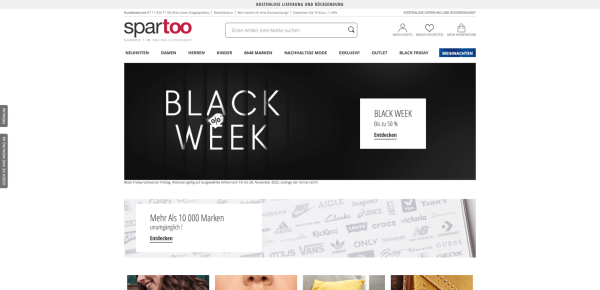 Spartoo.de ist mit über 700 Marken und 30.000 Modellen die führende Website im Onlineverkauf von Schuhen in Europa.