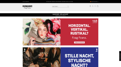 HUMANIC Online Shop - Große Auswahl, hoher Qualitätsanspruch und absolute Kompetenz