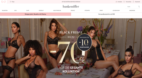 Hunkemöller - Internationale Lingerie jetzt shoppen